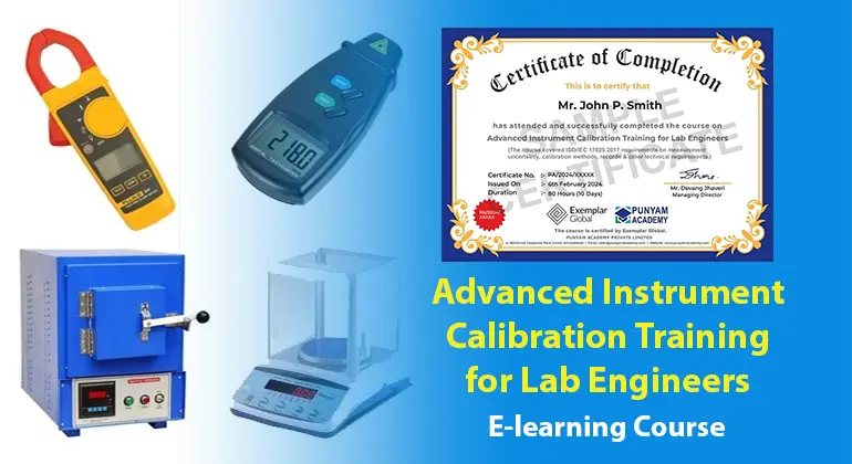 Advanced Instruments Calibration Training for Lab Engineers