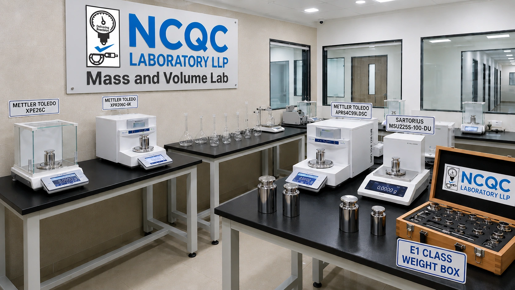 NCQC Laboratory LLP Mass and Volume Calibration Laboratory Services