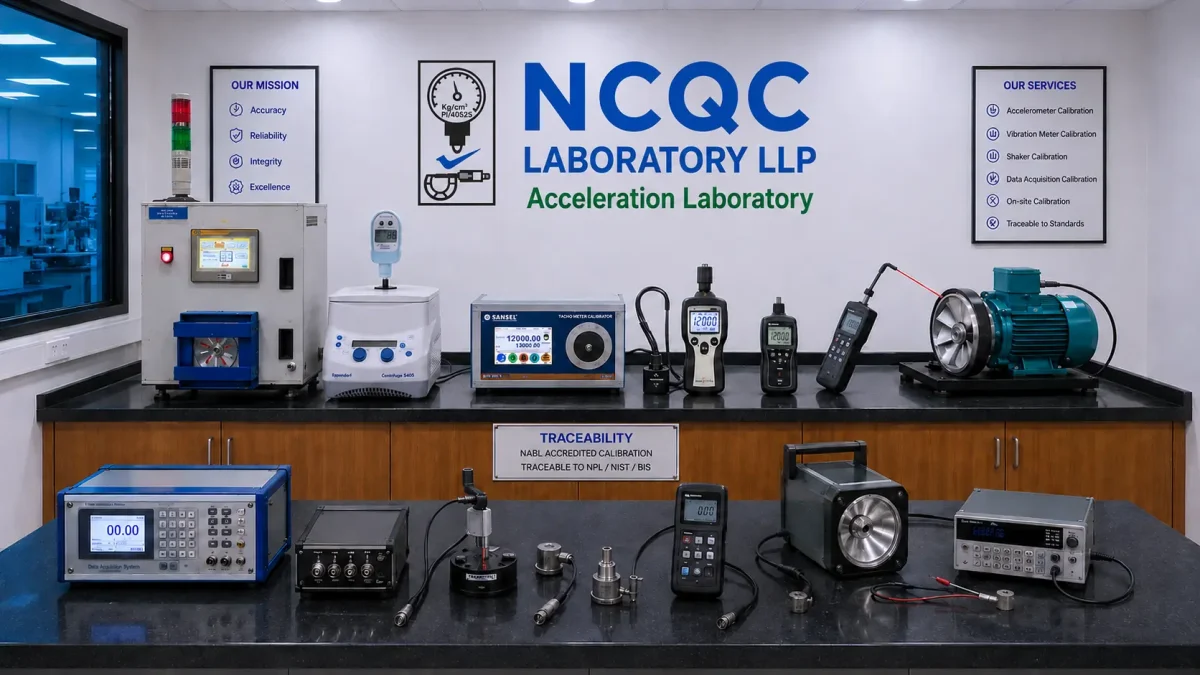 Acceleration and Speed Related Instrument Calibration Services​