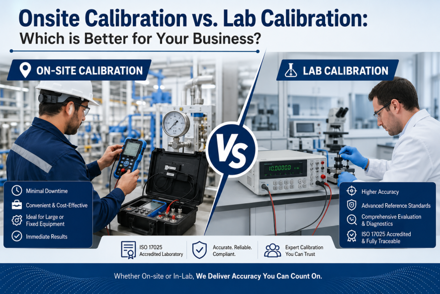 Onsite Calibration vs Lab Calibration | NCQC Laboratory
