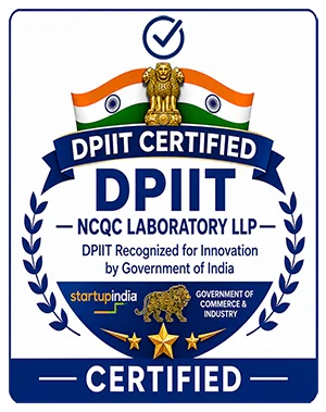 NCQC Laboratory LLP DPIIT Certified Startup Recognition
