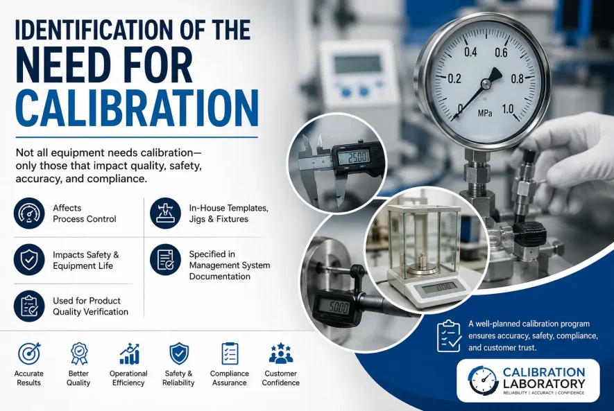 identified equipment needs calibration