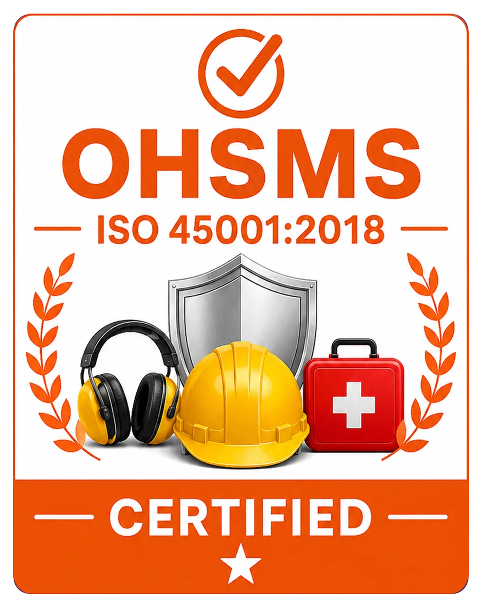 ISO 45001:2018 OHSMS Certified