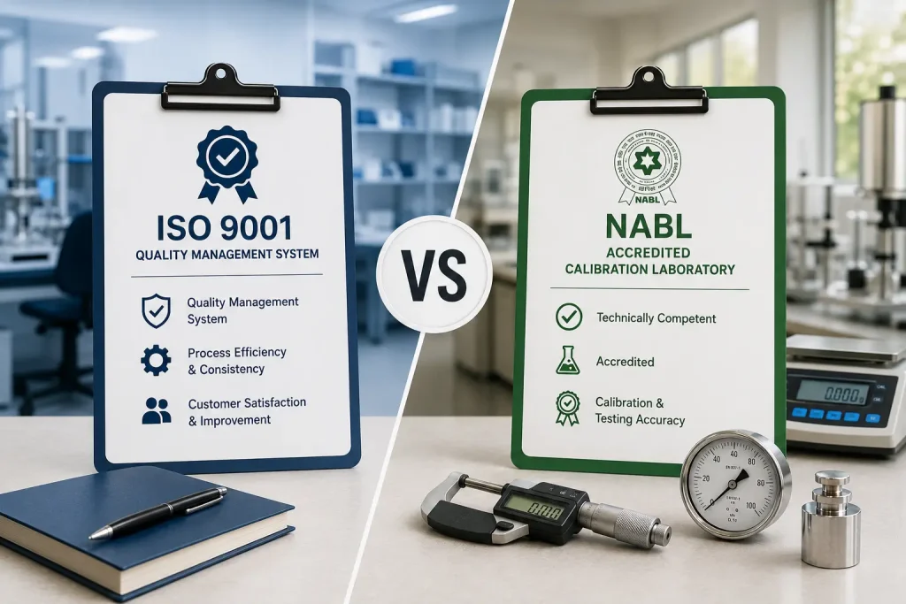 ISO 9001 vs NABL: Key Differences Explained