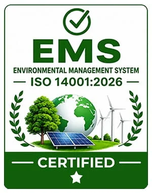 ISO 14001:2026 EMS Certified
