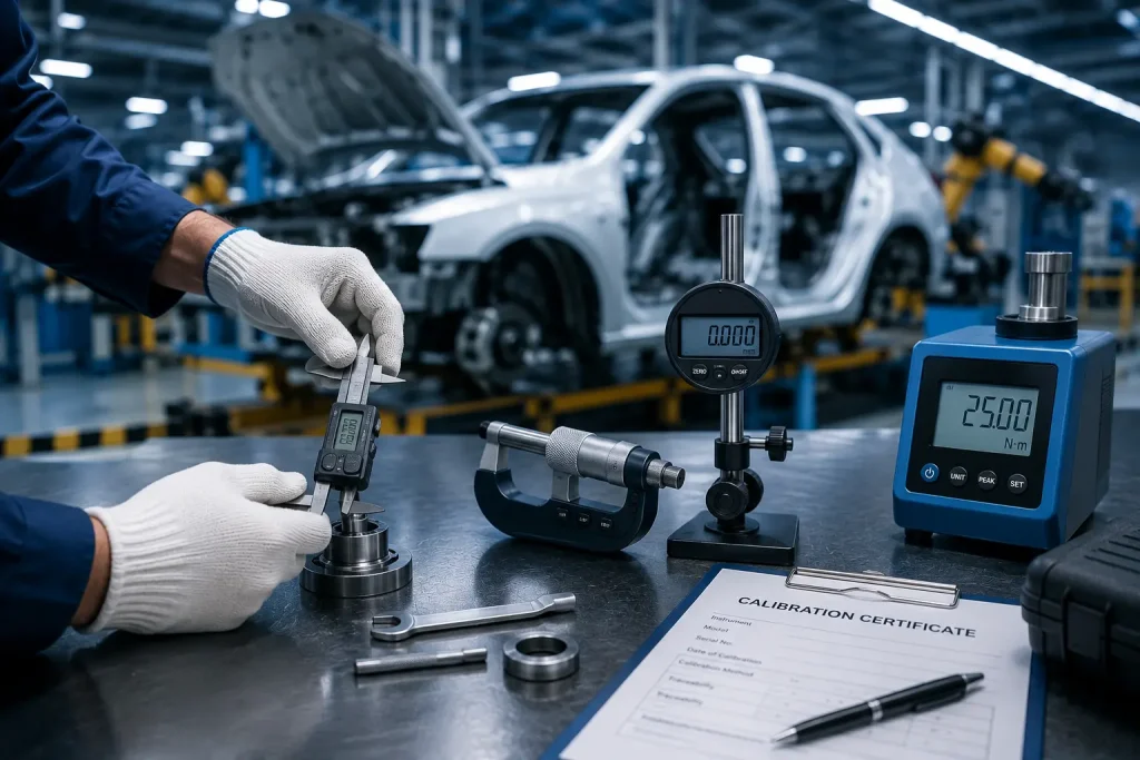 Precision Instrument Calibration for Automotive Industry in Gujarat