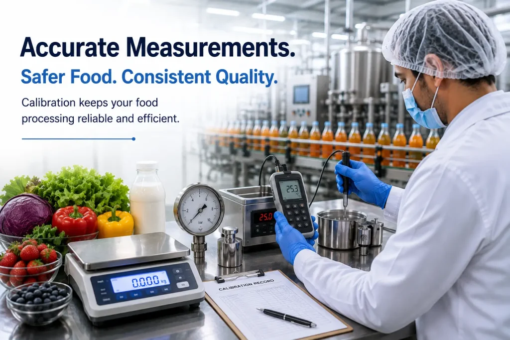Food Processing Equipment Calibration for Food Safety and Quality Control