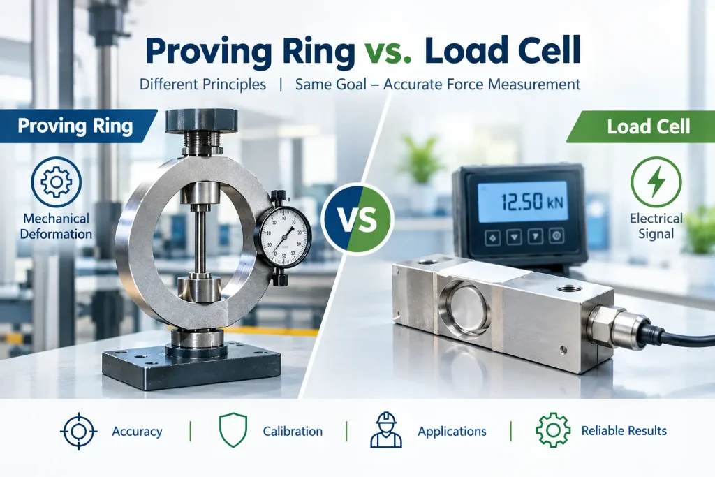 Proving Ring vs. Load Cell - Force Measurement Comparison