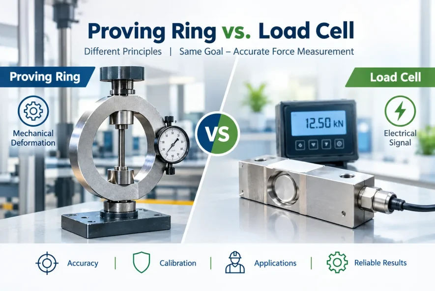 Proving Ring vs. Load Cell - Force Measurement Comparison