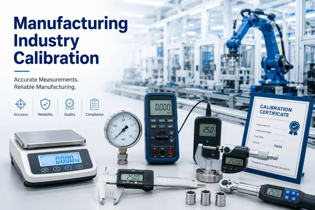 Manufacturing Industry Calibration – Accurate and Reliable Measurement