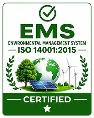 ISO 14001:2015 EMS Certified