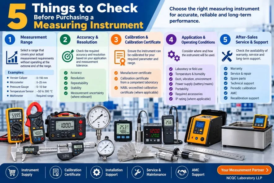 Measuring and testing instruments for sale for laboratory and industrial applications