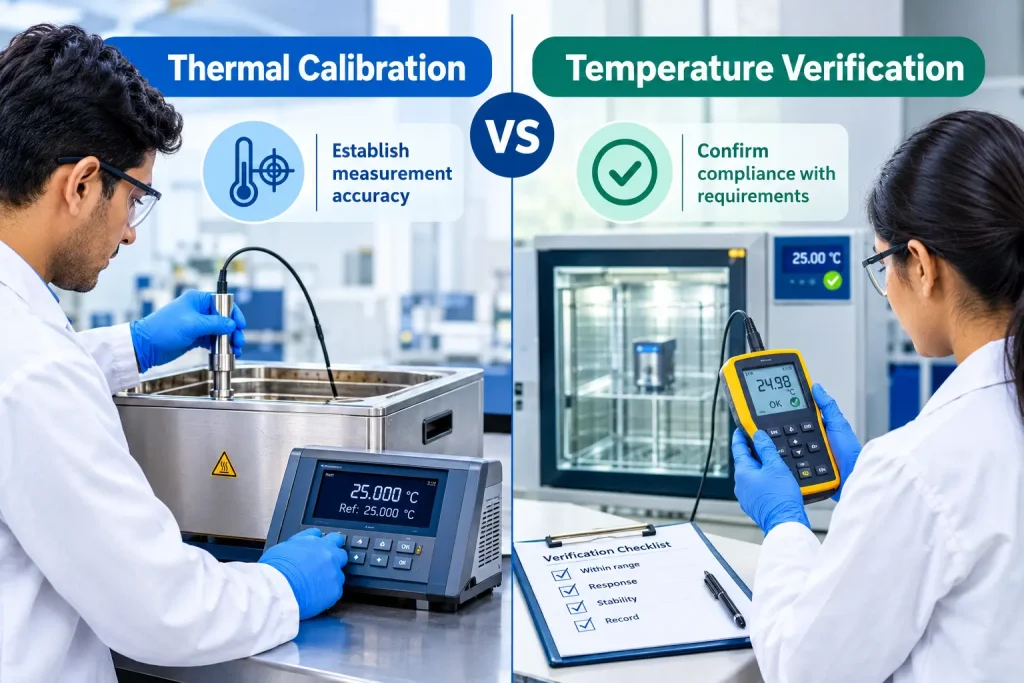 Thermal Calibration vs. Temperature Verification: Key Differences